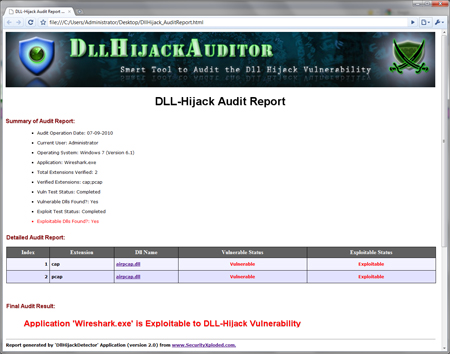 DllHijackAuditor  